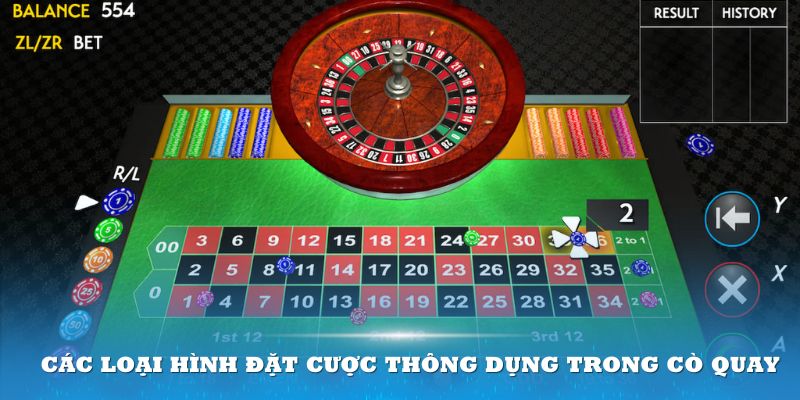 Các loại hình đặt cược thông dụng trong Cò Quay