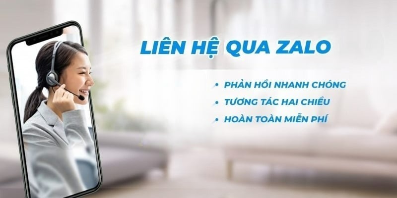 Thực hiện yêu cầu tư vấn thông qua ứng dụng Zalo